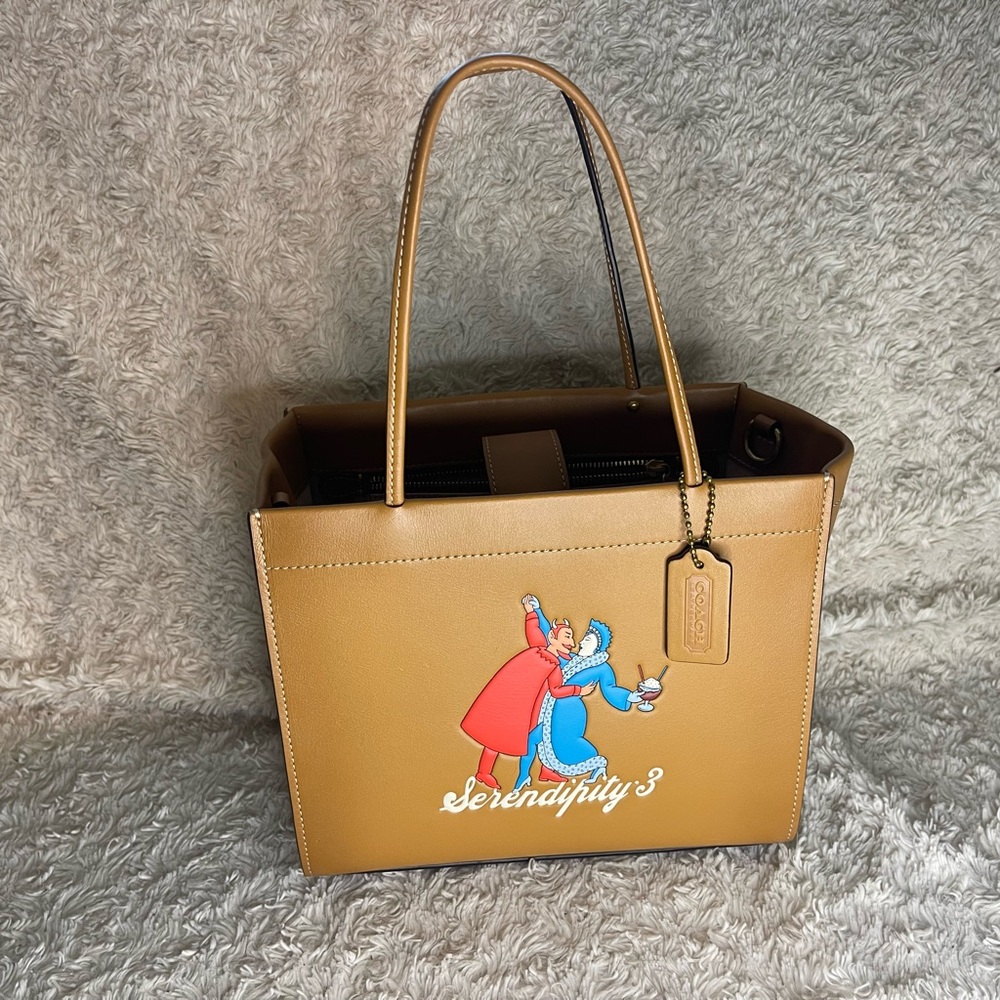Coach serendipity saddle leather cashin carry 22 - runway bag OOAK